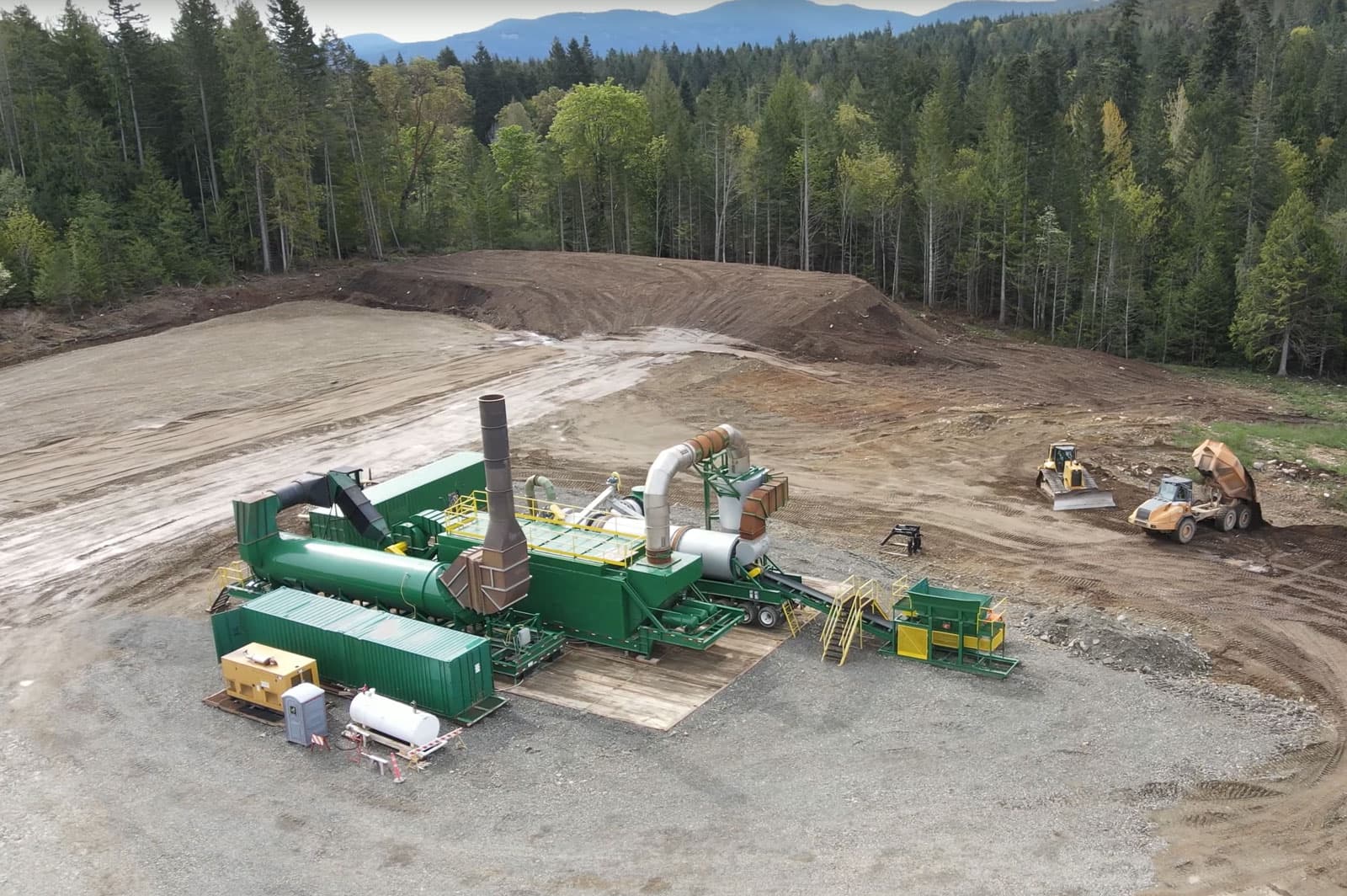 Thermal desorption equipment for soil treatment